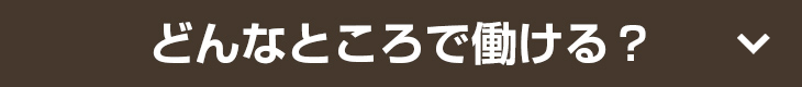 どんなところで働ける？